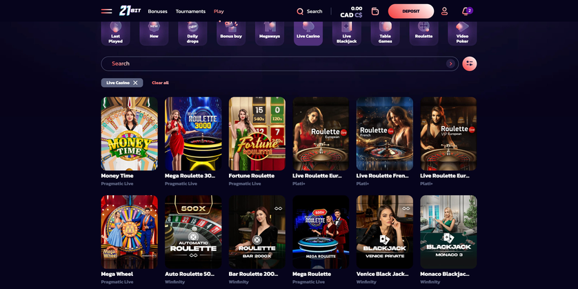 21bit casino Gameplay
